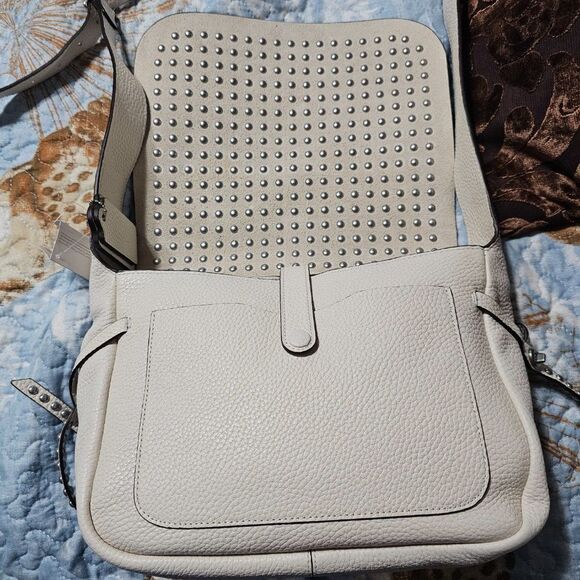 Coach Rivets Dakota Flap Crossbody Purse - Picture 3 of 8